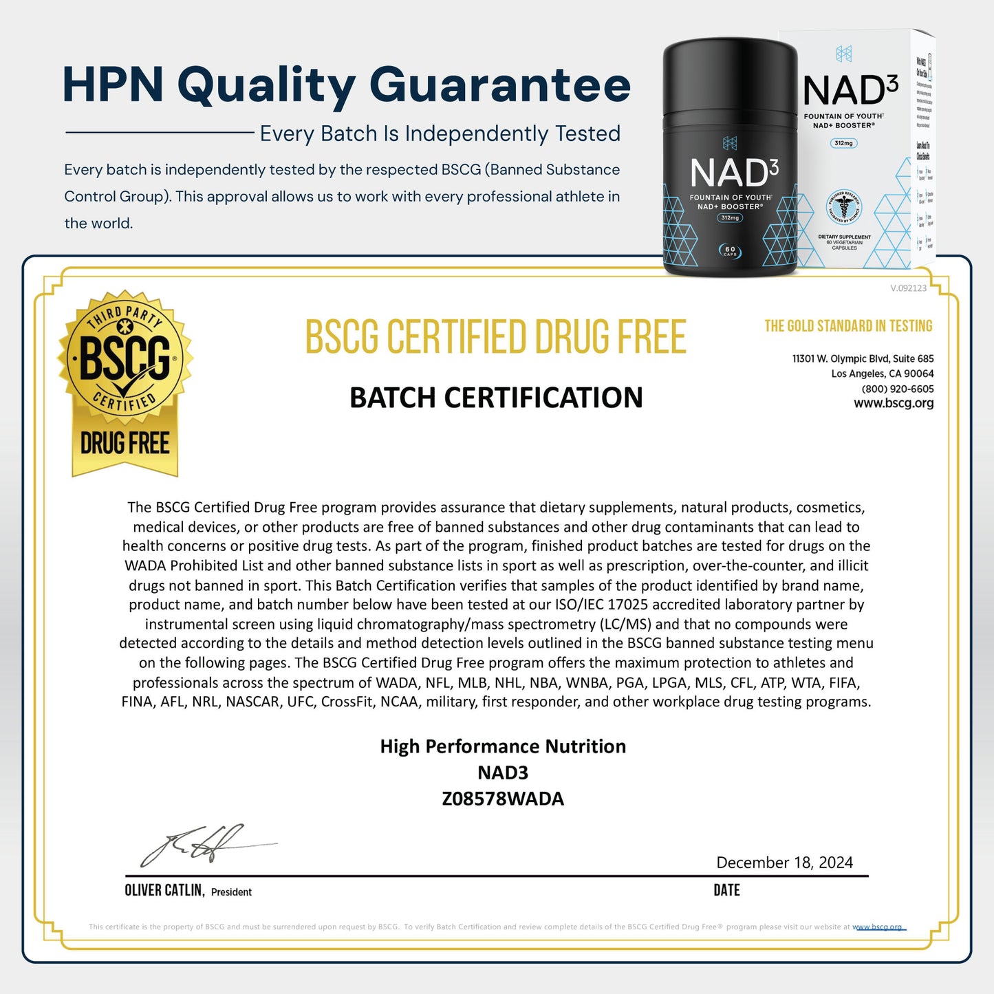 NAD3® 60 - All Natural NAD+ Booster™