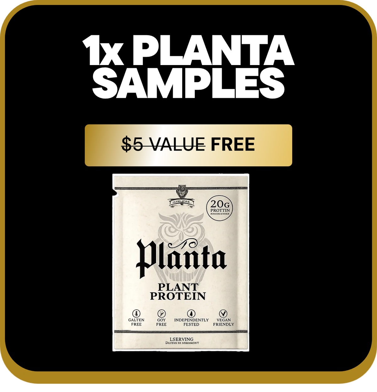 Free gift planta protein sample